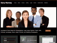 Tablet Screenshot of garyramey.com